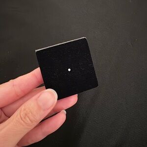 BVLA Threaded End,White Gold, 4 prong, 2mm diamond